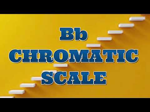 Bb Chromatic Scale for Trombone