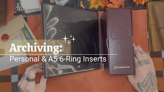 ✸ Personal & A5 6-Ring Inserts - Archival Strategy (Oh The Headaches) ✸