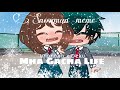Snowman ️ Gacha Meme MHA Uraraka X Deku