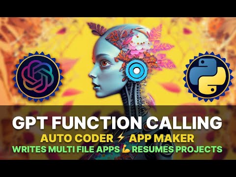Function calling Auto Coder App Maker builds multi file apps, resumes projects