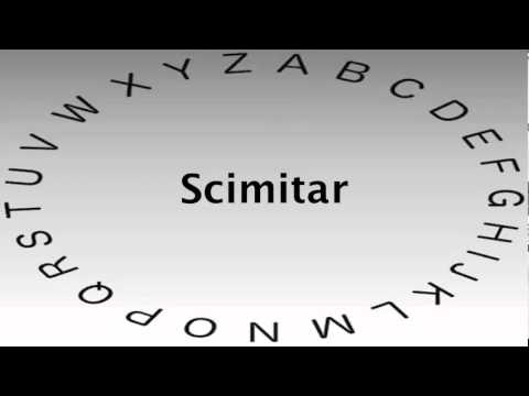 Spelling Bee Words and Definitions &mdash; Scimitar