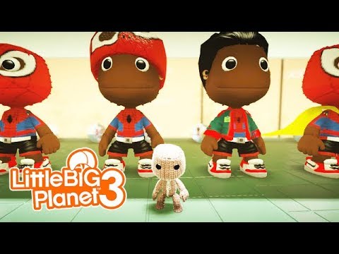 LittleBIGPlanet 3 - Into The Spider-Verse Costumes [SACKYGAMING] - Playstation 4 Gameplay Video