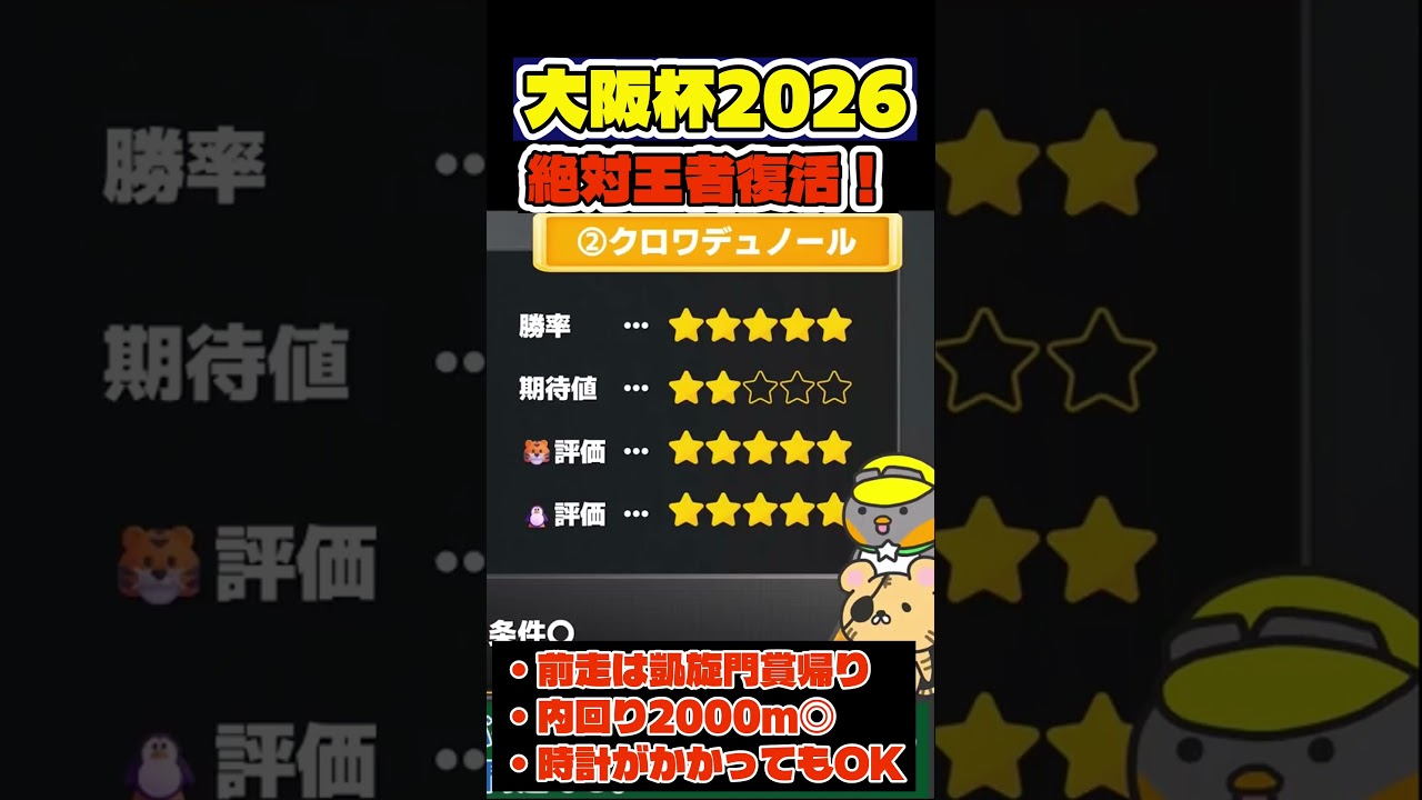 【衝撃！】最強世代・クロワデュノールは消し？買い？ #大阪杯 #競馬予想 #競馬 #最強