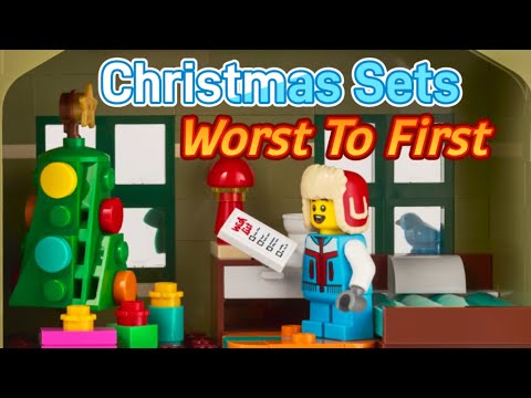 EVERY Lego Christmas Village Sets, From Worst To First!