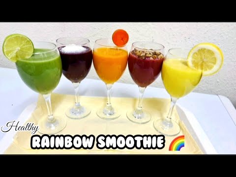 HEALTHY RAINBOW SMOOTHIE | FESTIVAL OF COLOURS | HOLI RECIPE IDEAS | A BREAK FROM SALADMASTER