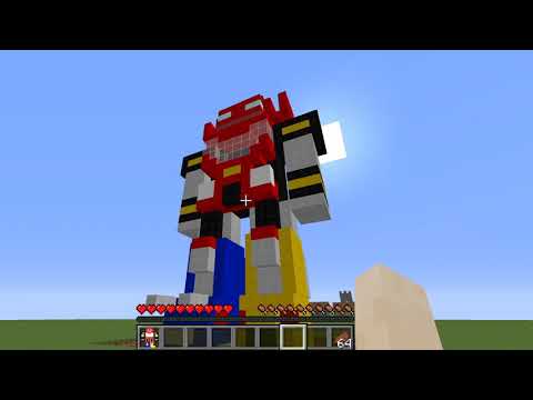Minecraft Power Rangers Mod: Megazord Showcase/Preview (1.12.2)