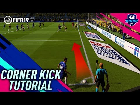 FIFA 19 CORNER KICK TUTORIAL - HOW TO SCORE EASY GOALS - MOST EFFECTIVE CORNER KICK in FIFA 19