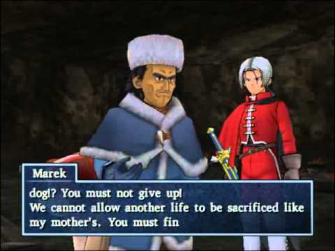 141 Dragon Quest 8 Cut-scene - Sir Leopold Flees Marta's Cottage