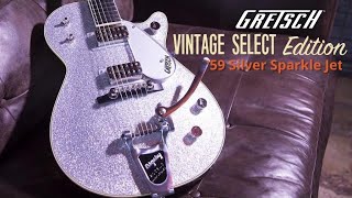 Video thumbnail for Gretsch G6129T-59 Vintage Select '59 Silver Jet & G6128T-59 '59 Duo Jet  | Gretsch Guitars by Gretsch Guitars
