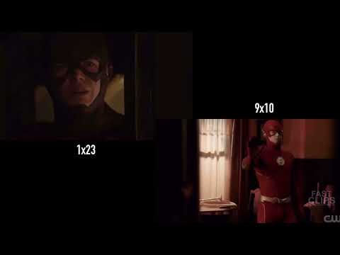 The Flash - Future Barry Tells Himself To Stop [Comparison] HD