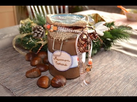 Chestnut cream chestnut mousse spread / recipe by Purzel-cake