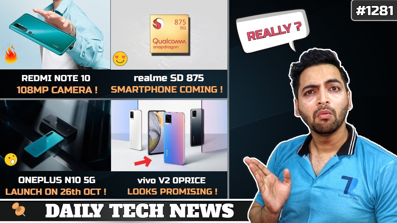 Redmi Note 10 108MP😲,Oneplus N10 Oct 26,realme SD 875 Launch,Nokia 4G Feature,vivo 20 India Price😍