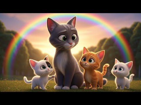 बिल्ली मां और उसके बच्चे | नया कार्टून | new cartoon| cat cartoon hindi |  hindi kahaniyan