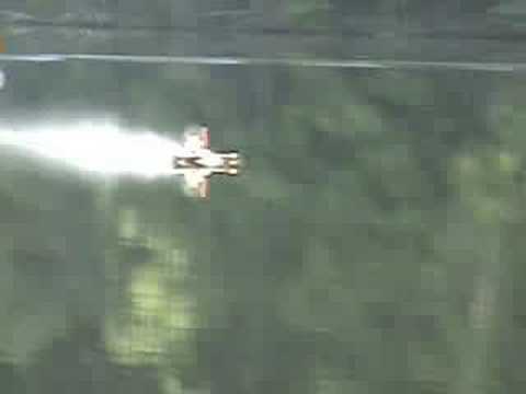 RCAA Class E Hot Hydro Airboat Running 57.6 mph.