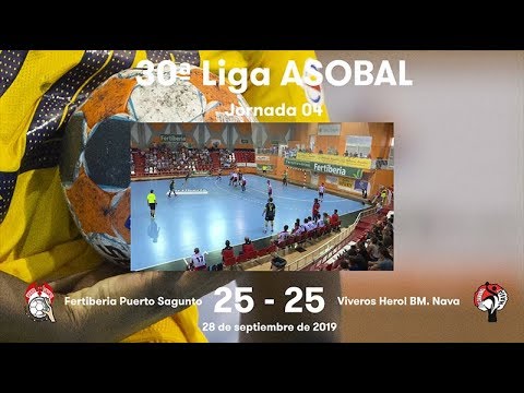 LIGA ASOBAL J04: Fertiberia Puerto Sagunto - Viveros Herol BM. Nava 25-25
