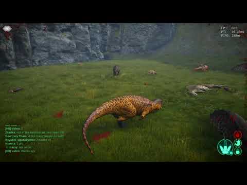The isle -4Giga VS Spino& 2Rex Hunting Grounds Server Event