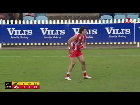 Rd 16 Hostplus SANFL Snapshot - North's Karl Finlay takes a huge overhead mark