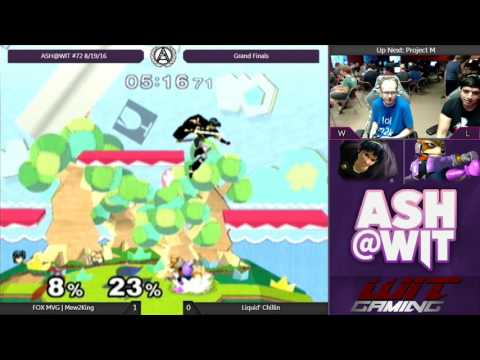 Liquid Chillin (Fox) vs FOX MVG | Mew2King (Marth) - ASH@WIT #72 Melee Grands