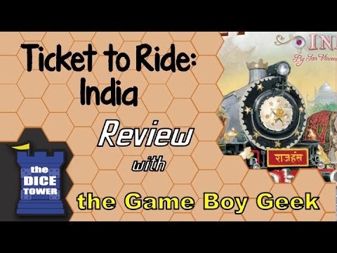 Ticket to Ride - Map Volume 2: India & Switzerland - YouTube Video