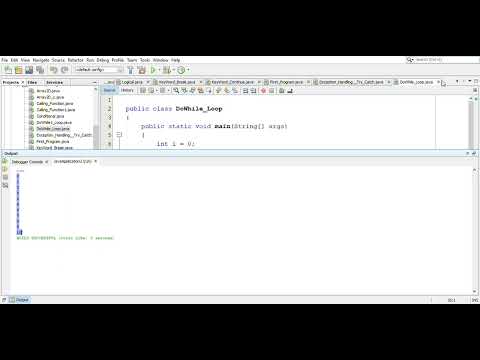 Do While Loop In Java By Netbeans 8 2 Loop In Java Sg Learn Loop Viral