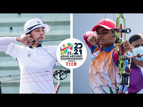 Kim Yunhee v Jyothi Surekha Vennam – compound women's semifinal | Dhaka 2021 Asian Championships
