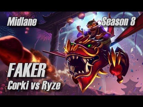Faker - Corki vs Ryze Midlane - Season 8