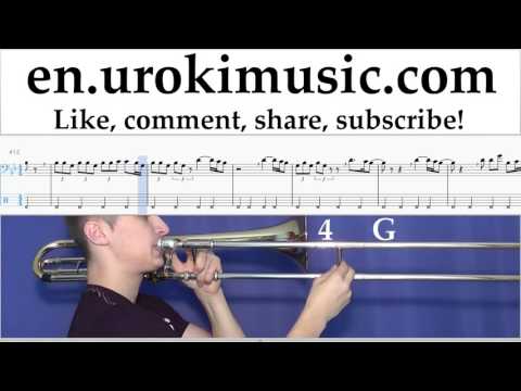 Trombone lessons Kesha - Praying Sheet Music Tutorial um-i352