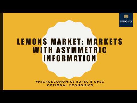 LEMONS MARKET, LEMONS LAW, ADVERSE SELECTION, MORAL HAZARD