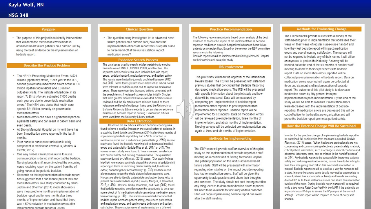 EBP Poster Presentation final draft