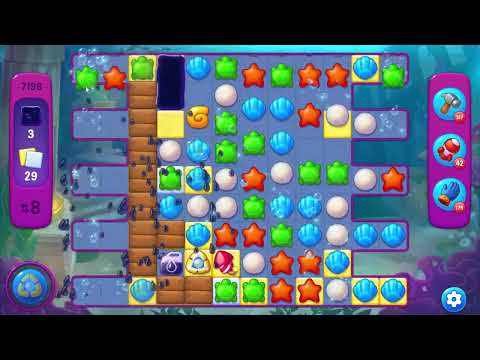Fishdom 7198 Super Hard Level - 17 moves - NO BooSTERS