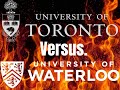 UofT vs Waterloo door Frame 1 jaar gele UofT vs Waterloo door Frame 1 jaar gele