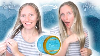 OGX EXTRA STRENGTH HYDRATE & REVIVE ARGAN OIL OF MOROCCO HAIR MASK | application and review