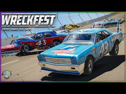 The King's Wing is Back! | Wreckfest | NASCAR Legends Mod - Talladega