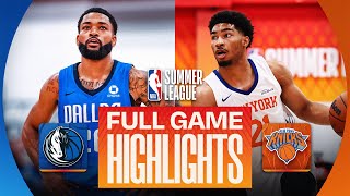 Dallas Mavericks - New York Knicks