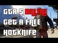 GTA 5 Online How To Get The Hotknife Free "GTA5 ...