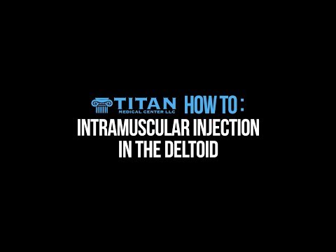 Titan Medical Center | Intramuscular Injection In The Deltoid