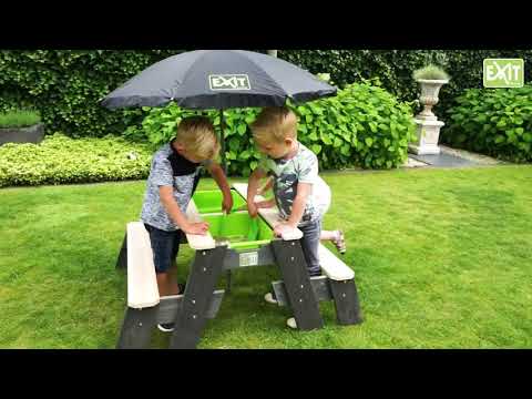 Пecoчницa-трaнcфoрмeр с зoнтом Exit Toys Акцeнт нa высоких ножкaх - Видео 1