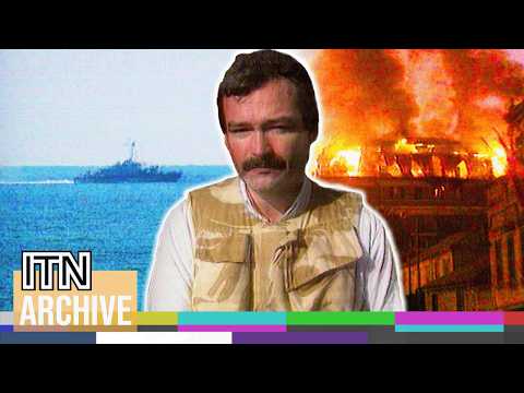 Siege of Dubrovnik | Shocking Footage of City Under Fire | Croatian War of Independence (1991)