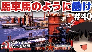 【Workers & Resources: Soviet Republic】#40 ゆっくりと歩む共産主義の国経営【ゆっくり実況】