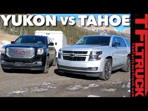 2018 Chevy Tahoe RST vs GMC Yukon vs The World's Toughest Towing Test
