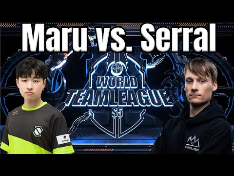Serral vs Maru bo2 from the World Team League Grand Finals
