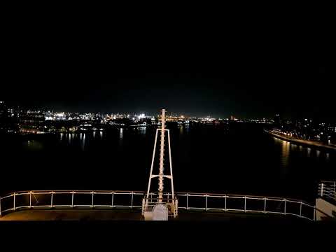 P and O Ventura leaving Rotterdam Cruise port