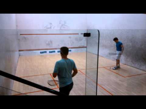 Squashliiga 23.3.2013 Tampere, MiSq-LSQ (Selänne, erä 2)