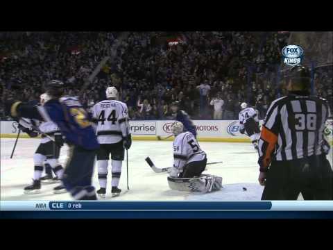 Vladimir Tarasenko wrist shot goal 4-0 LA Kings vs St. Louis Blues 1/2/14 NHL Hockey