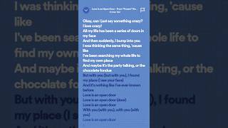 Download lagu Love is an open door - Kristen Bell ♪ #lyrics #music #tiktok #top #trending #spotify #frozen #love mp3