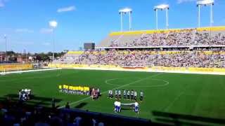 Uruguay vs Brazil - Brazilian and Uruguayan National Anthems - Pan Am Football 2015