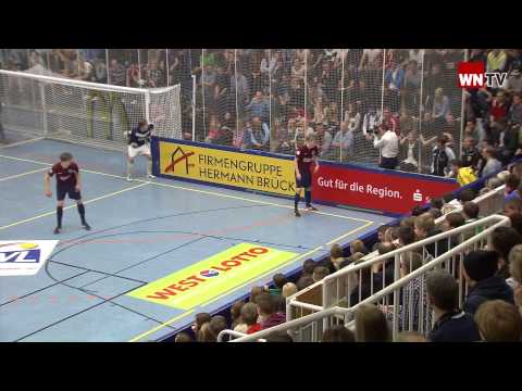 Finale: SC Münster 08 - 1. FC Gievenbeck Stadtmeisterschaften Hallenfußball Münster 2012 WN-TV