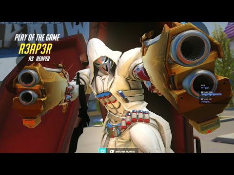 POTG! SPIRIT INSANE REAPER GAMEPLAY OVERWATCH SEASON 28 TOP 500