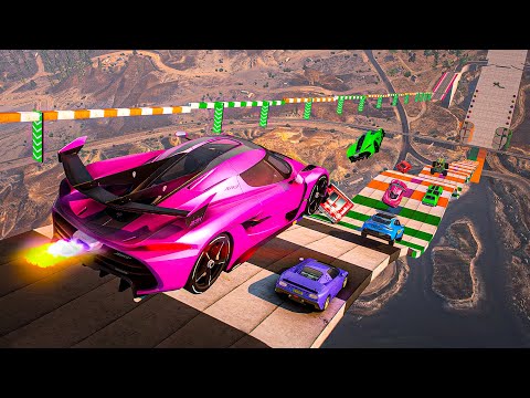 MEGA RAMP BUT THERE'S SOMETHING I'VE NEVER SEEN IN MY LIFE!! - GTA 5 ONLINE