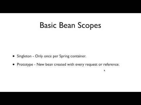 Spring Tutorial 11   Understanding Bean Scopes